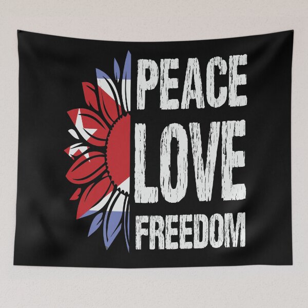 Item preview, peacr love freedom patria y vida viva cuba libre designed and sold by zaki ⭐⭐⭐⭐⭐.