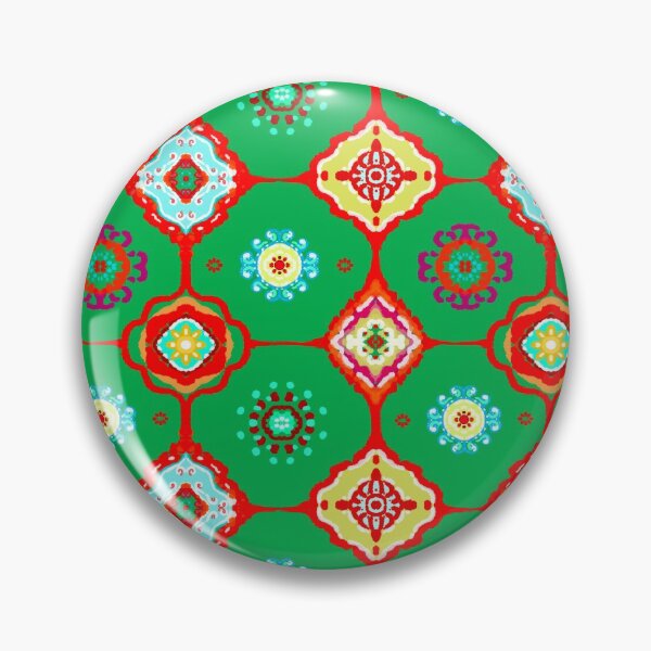 Item preview, Colourful bohemian,tiles,geometric ,mosaic,boho pattern  designed and sold by MariaMarinova.