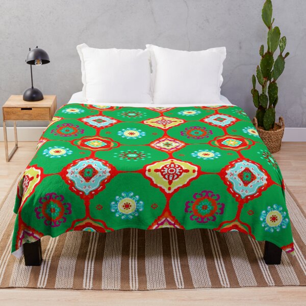 Item preview, Colourful bohemian,tiles,geometric ,mosaic,boho pattern  designed and sold by MariaMarinova.