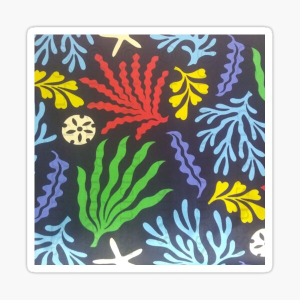 Coral print Sticker