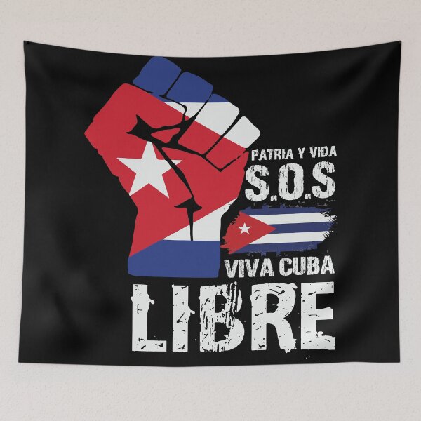 Item preview, sos patria y vida viva cuba libre designed and sold by zaki ⭐⭐⭐⭐⭐.