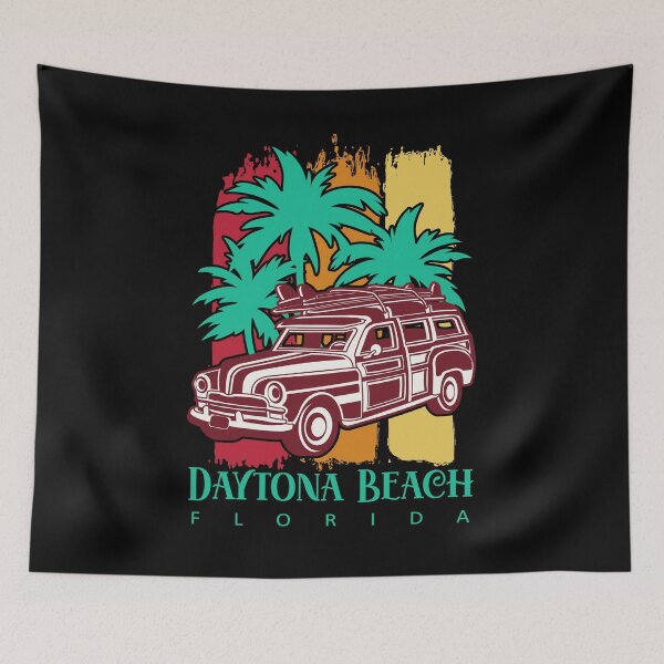 Item preview, Retro Daytona Beach Florida designed and sold by ThreadsNouveau.