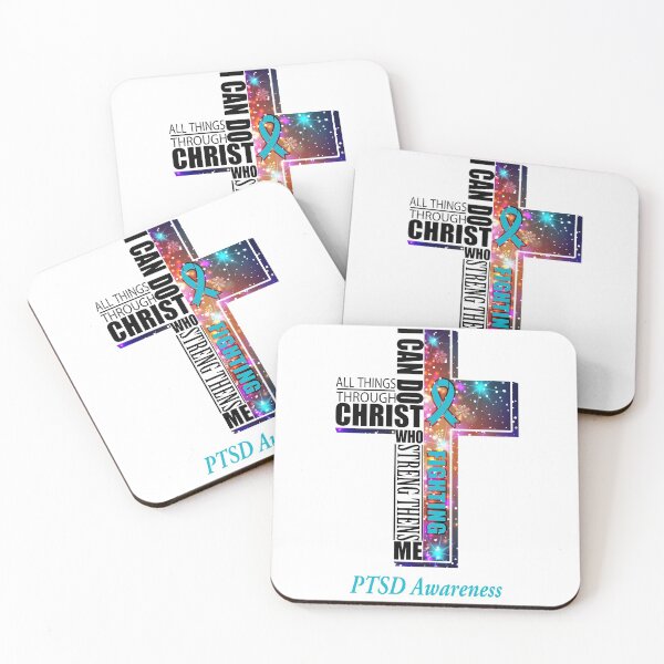 Item preview, I Can Do All Things Through Christ PTSD Awareness designed and sold by Brad-FI.
