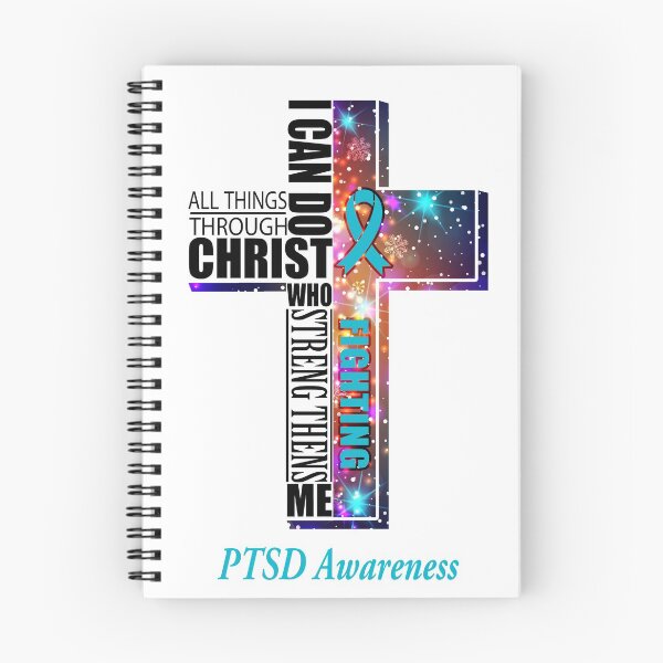 Item preview, I Can Do All Things Through Christ PTSD Awareness designed and sold by Brad-FI.