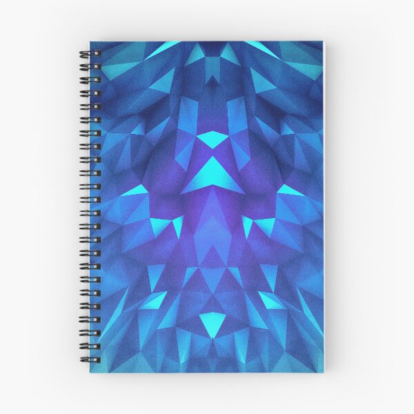 Item preview, Deep Blue Collosal Low Poly Triangle Pattern -  Modern Abstract Cubism  Design designed and sold by badbugs.
