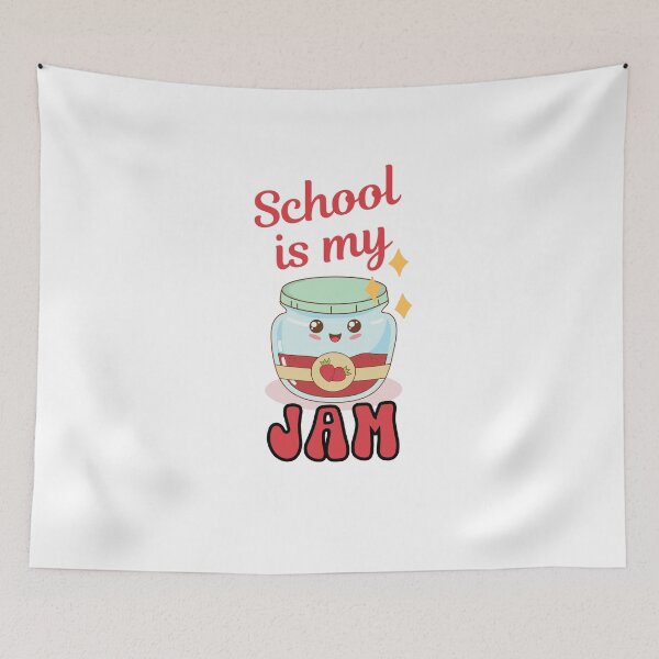 Item preview, School is my Jam: Fun Teacher/Student Shirt designed and sold by PlayfulPursuits.