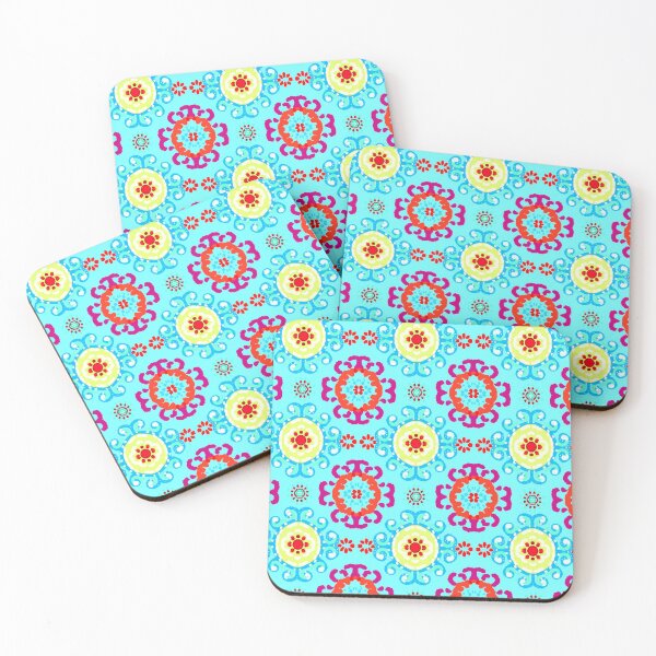 Item preview, Colourful bohemian,tiles,geometric ,mosaic,boho pattern  designed and sold by MariaMarinova.