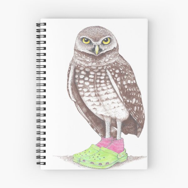Item preview, Burrowing Owl in Crocs designed and sold by JimsBirds.