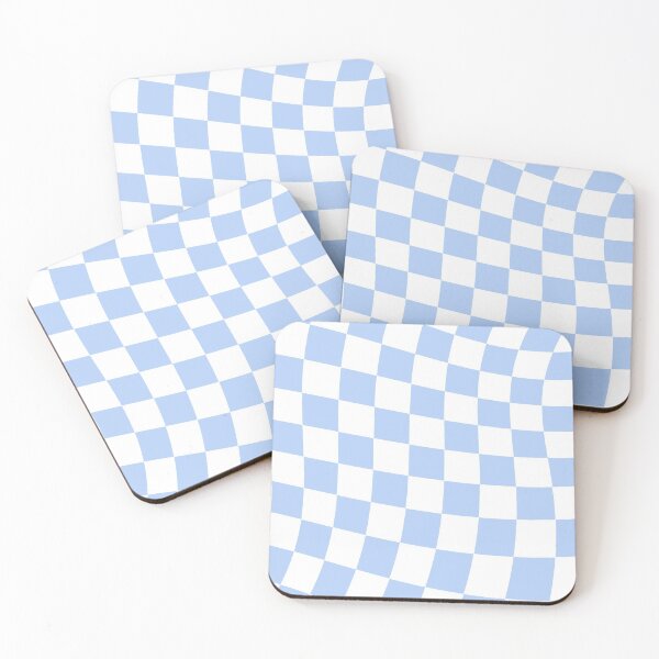 Item preview, Periwinkle Blue Warp Check designed and sold by CatharticTick.