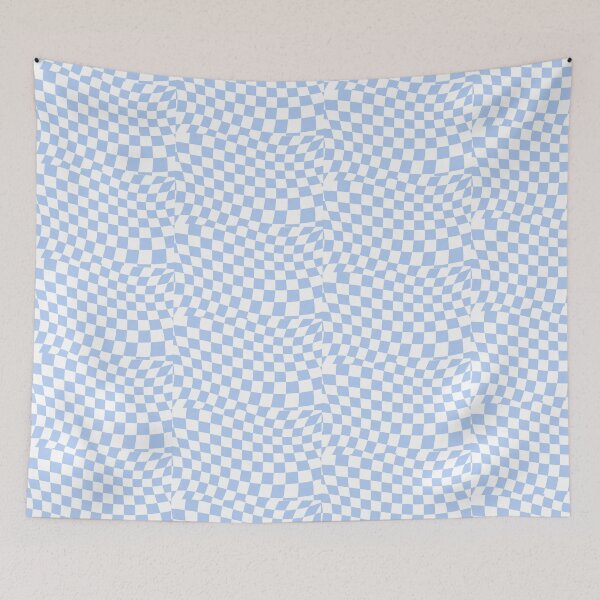 Item preview, Periwinkle Blue Warp Check designed and sold by CatharticTick.