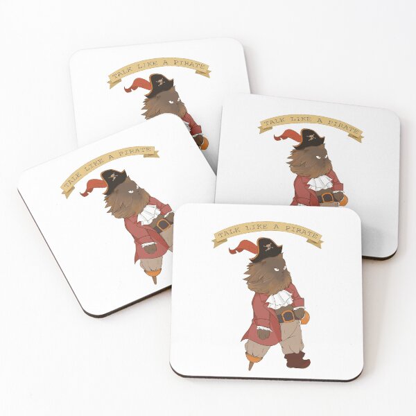 Item preview, talk like a pirate with a cat dressed up as a pirate  designed and sold by nishi-T.