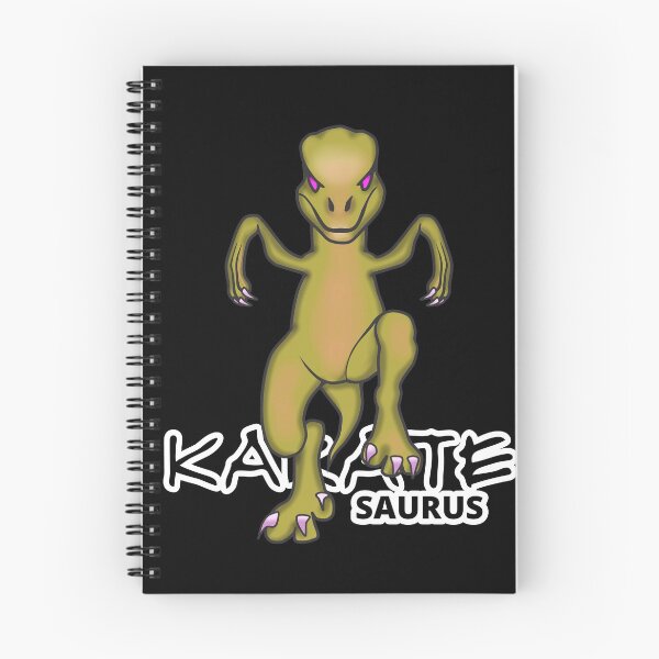 Item preview,  Karatesaurus Raptor Crane Kick - Funny Dino Karate designed and sold by ViewerEqualsPhoton.