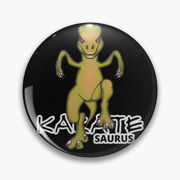 Item preview,  Karatesaurus Raptor Crane Kick - Funny Dino Karate designed and sold by ViewerEqualsPhoton.