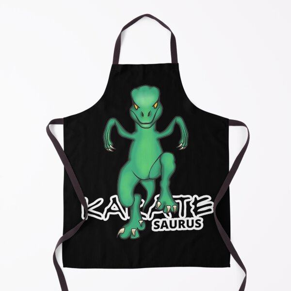 Item preview, Karatesaurus Raptor Crane Kick - Funny Dino Karate designed and sold by ViewerEqualsPhoton.