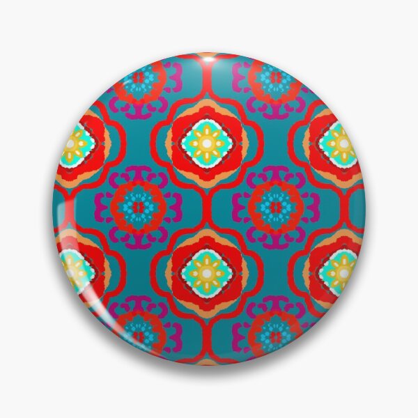 Item preview, Colourful bohemian,tiles,geometric ,mosaic,boho pattern  designed and sold by MariaMarinova.