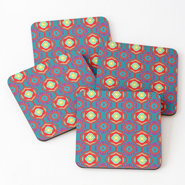 Item preview, Colourful bohemian,tiles,geometric ,mosaic,boho pattern  designed and sold by MariaMarinova.
