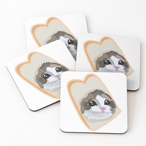 Item preview, Happy Cat in Bread designed and sold by LittleWormTrading.