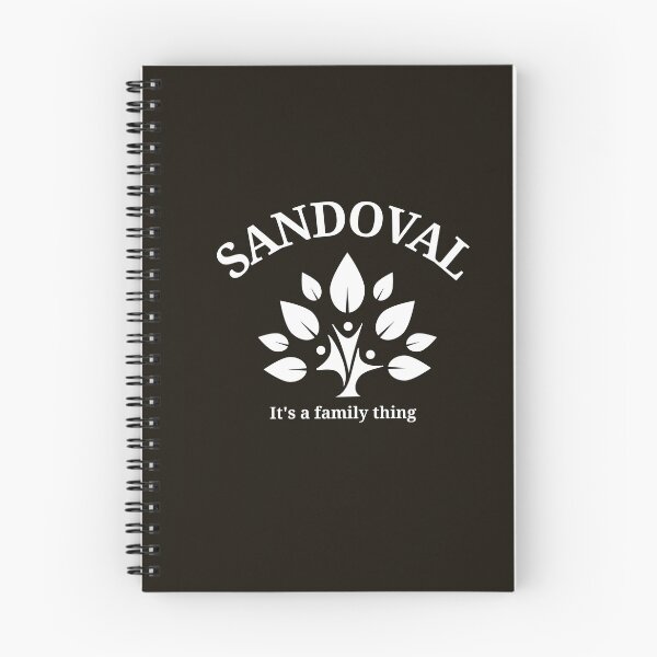 Item preview, "Sandoval, It's a Family Thing" in white print designed and sold by KarisCanvasShop.