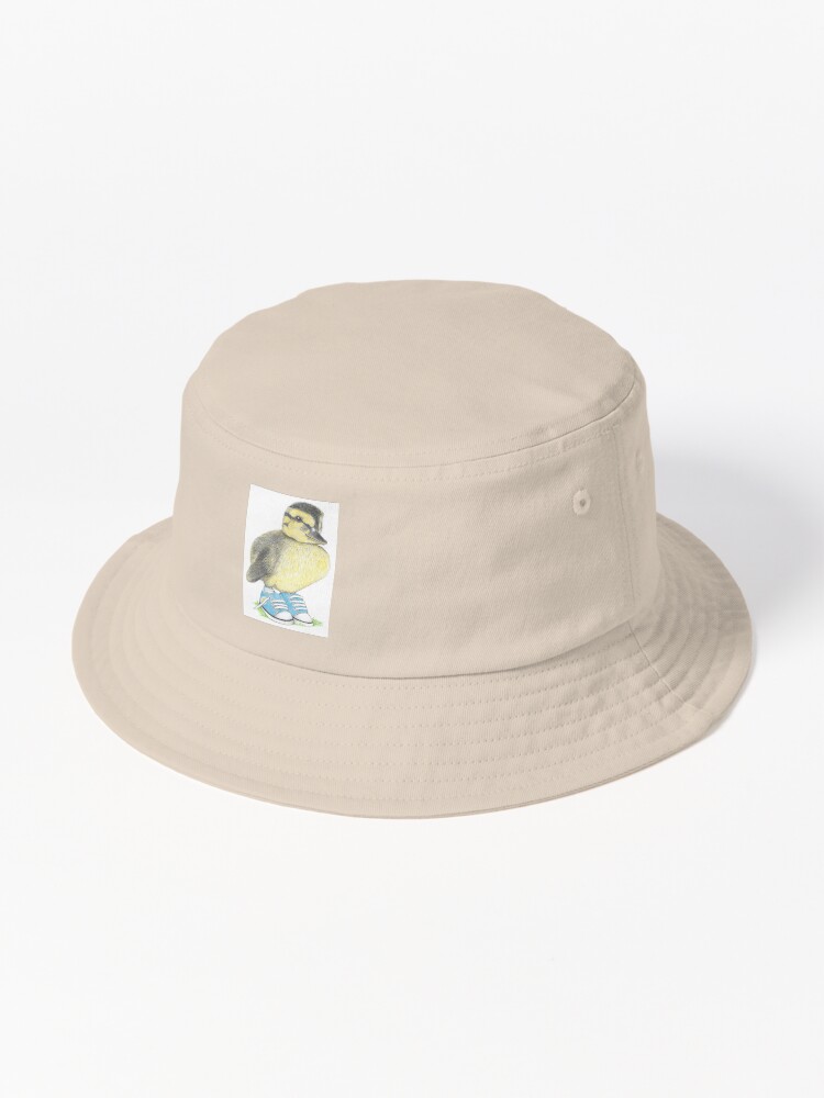 Thumbnail 1 of 6, Bucket Hat, Duckling in sneakers designed and sold by JimsBirds.