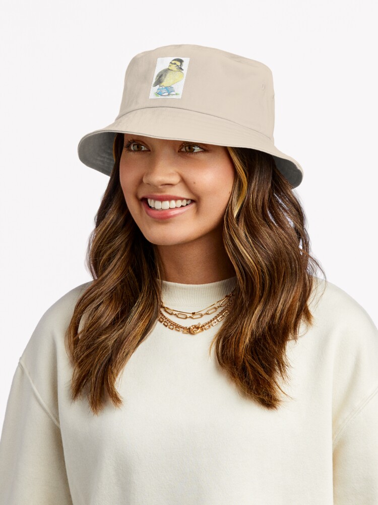 Thumbnail 5 of 6, Bucket Hat, Duckling in sneakers designed and sold by JimsBirds.