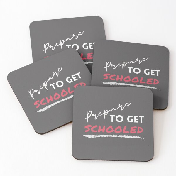 Item preview, Prepare to get Schooled Chalk Version: Fun Teacher Shirt designed and sold by PlayfulPursuits.