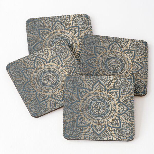 Item preview, Benjamin Moore Midnight Gold Mandala Pattern With Gold Shimmer designed and sold by Vic Torys ☆.
