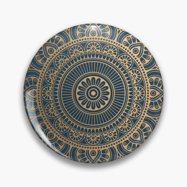 Item preview, Benjamin Moore Midnight Gold Mandala Pattern With Gold Shimmer designed and sold by Vic Torys ☆.