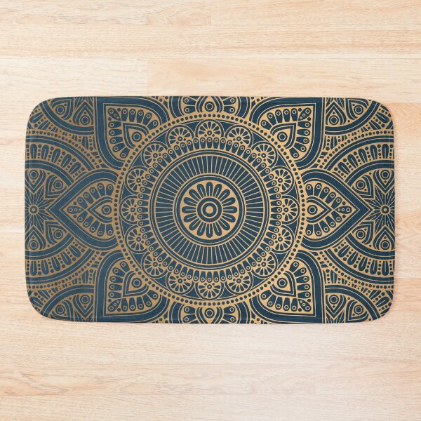 Item preview, Benjamin Moore Midnight Gold Mandala Pattern With Gold Shimmer designed and sold by Vic Torys ☆.