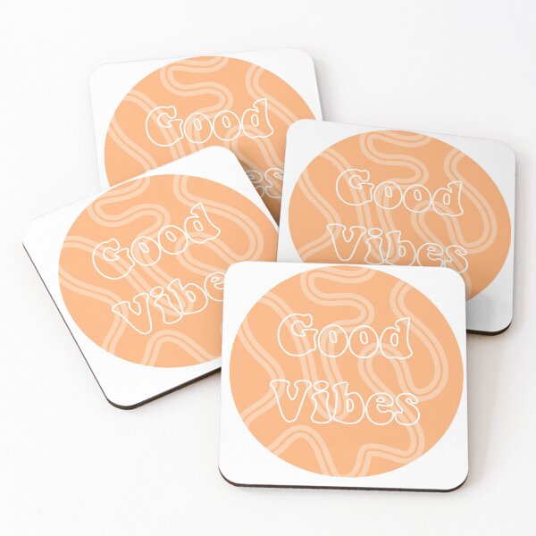 Item preview, Indie good vibes peach designed and sold by MarbleStickerco.