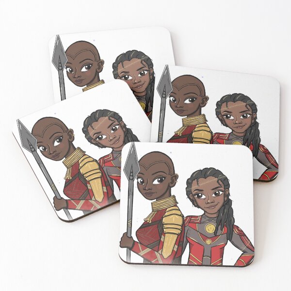 Item preview, okoye & makkari 2 designed and sold by sketchyemma.