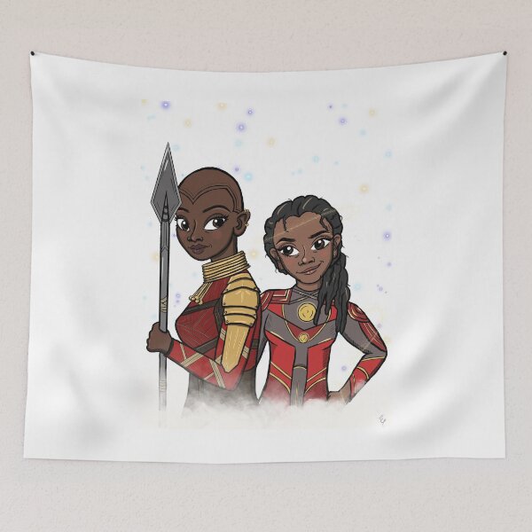 Item preview, okoye & makkari 2 designed and sold by sketchyemma.