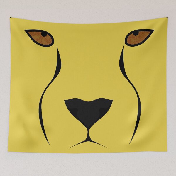 Item preview, cheetah face shape  designed and sold by Javier Narváez Solarte.