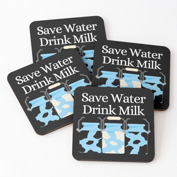 Item preview, Save Water Drink Milk designed and sold by Nadisth.