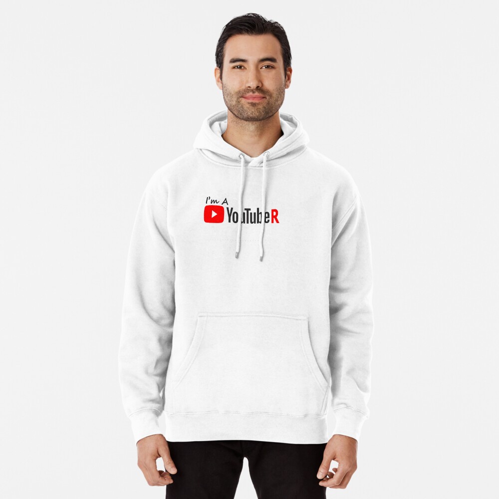 im a youtuber Pullover Hoodie for Sale by abdouabm | Redbubble