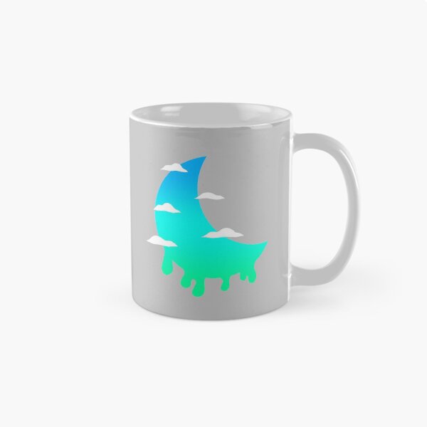 Item preview, Melting Moon - Blue, Teal, & Green designed and sold by TheeForestFox Shop.
