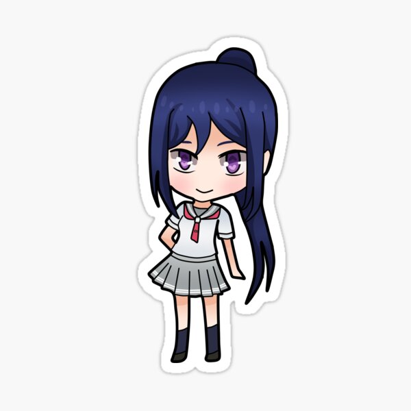 Vista previa del artículo con la obra «Etiqueta engomada de Kanan Matsuura Chibi», diseñado y vendido por headlesshomos.