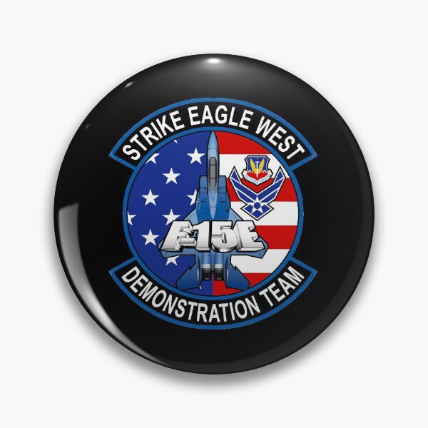 Item preview, F-15E Strike Eagle West Coast Demonstration Team Crest  designed and sold by abielcolter.