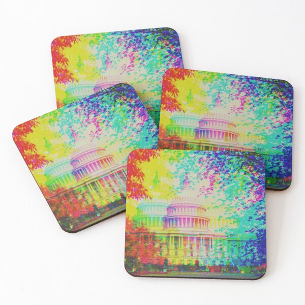 Item preview, Colorful United States Capitol Building designed and sold by HistoryDesigns.