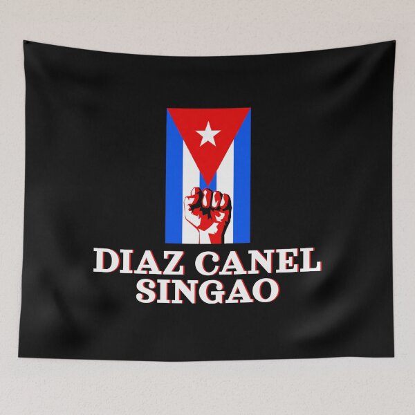 Item preview, Diaz Canel Singao Cuban Flag designed and sold by JG0024.
