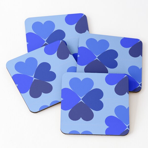 Item preview, blue heart clover designed and sold by Sohyum.
