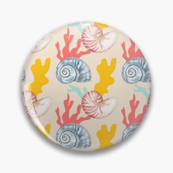 Item preview, Conch shell and nautilus designed and sold by Pendientera.