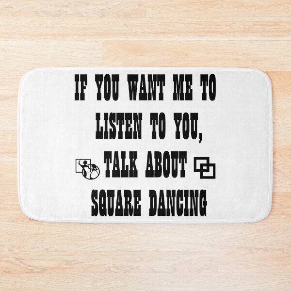 Item preview, SQD Listen BLK designed and sold by Square Dancing Gifts & Merchandise.