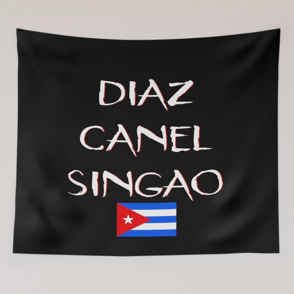 Item preview, Diaz-Canel Singao Cuban Flag  designed and sold by JG0024.