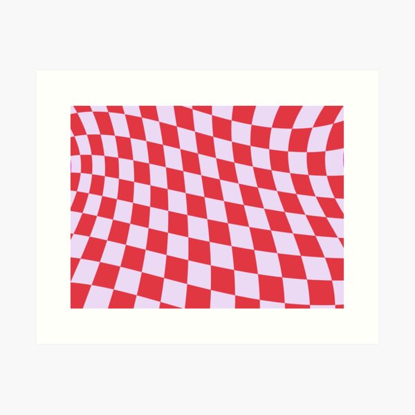 Vista previa del artículo con la obra «Verificación de deformación lila y cereza», diseñado y vendido por CatharticTick.