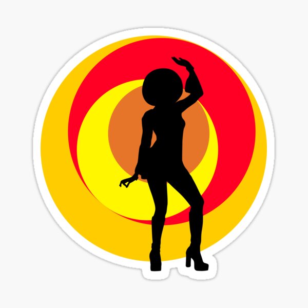 Disco girl2 Sticker