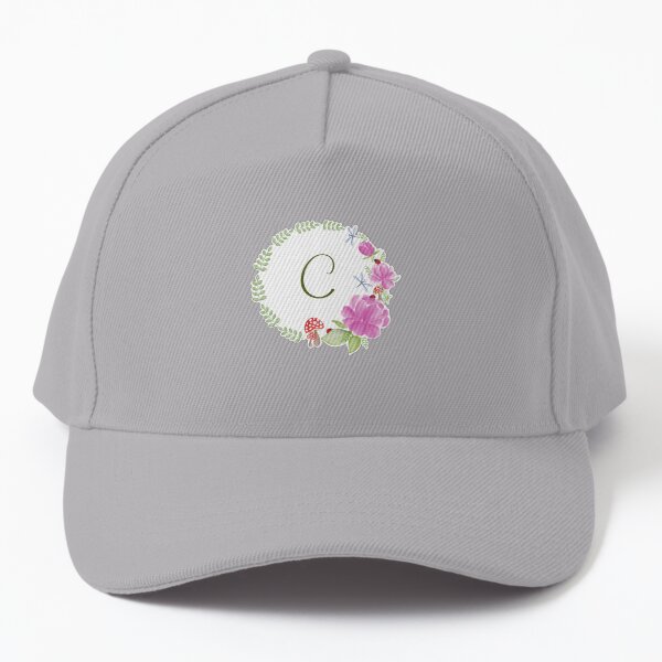 C Monogram Sticker Baseball Cap