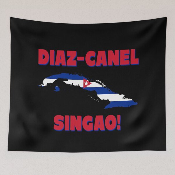 Item preview, Diaz-Canel Singao Free Cuba Flag Design designed and sold by JG0024.