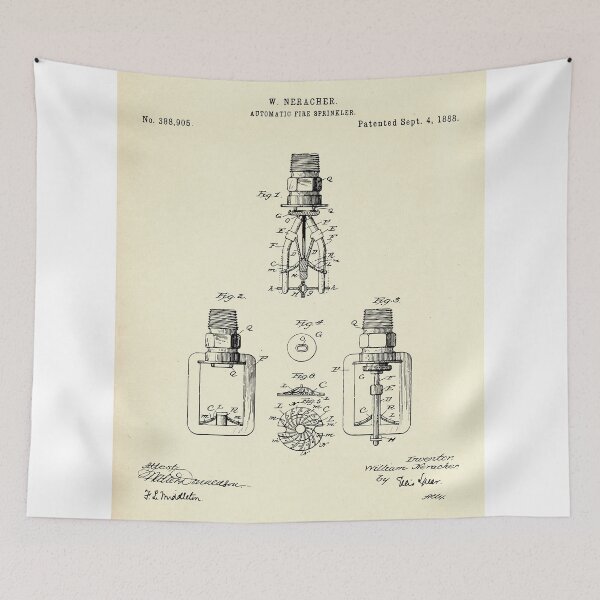 Item preview, Automatic Fire sprinkler-1888 designed and sold by paulrommer.