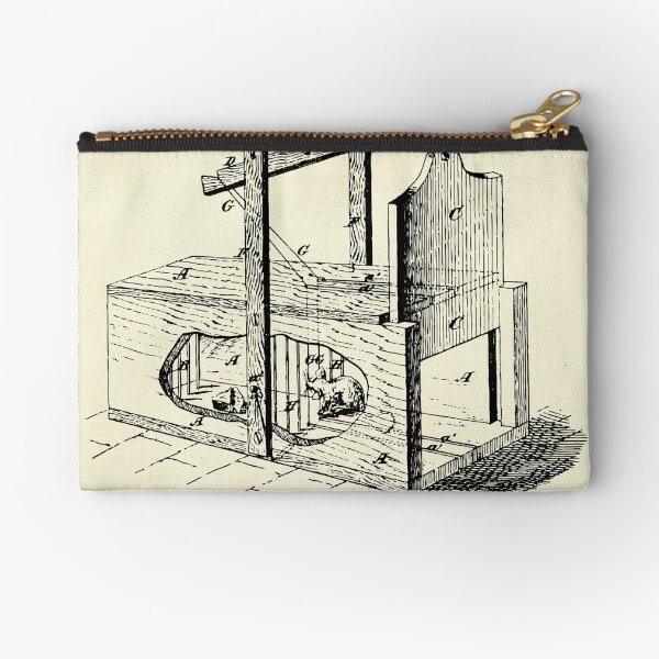 Cage Trap-1870 Zipper Pouch