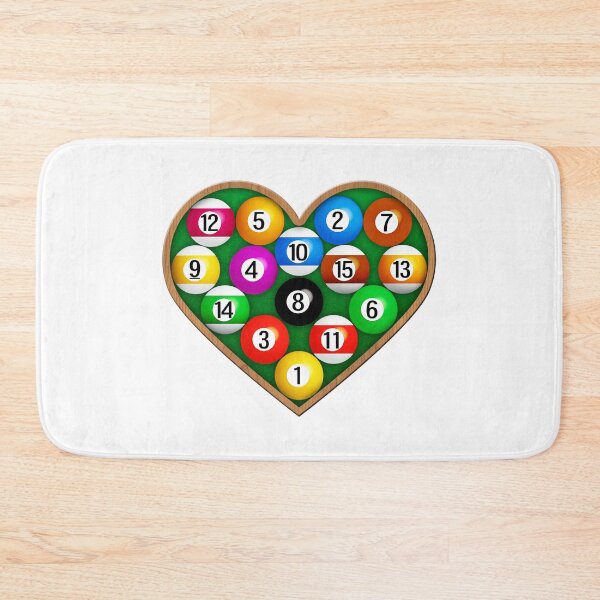 Item preview, I Heart Billiards designed and sold by iheartsport.
